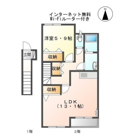 ジュピターIの物件間取画像